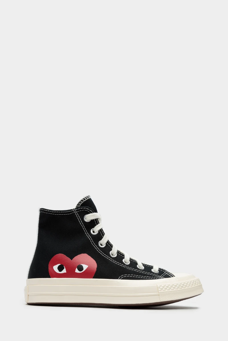 Comme des Garcons PLAY chuck 70 black red 7284230001 21690 Leform