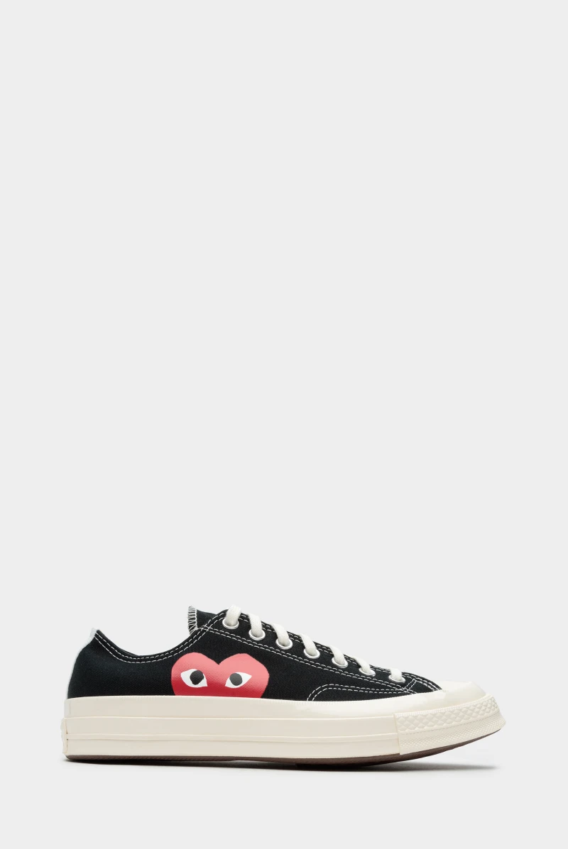 Comme des Garcons PLAY chuck 70 black red 7284230006 19690 Leform