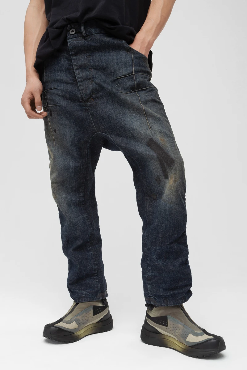 Джинсы Boris Bidjan Saberi p15.1d bf dirty dark denim