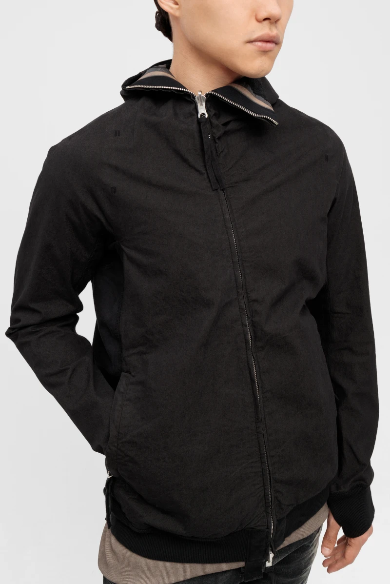 Куртка Boris Bidjan Saberi hybrid zipper 2.2 st black