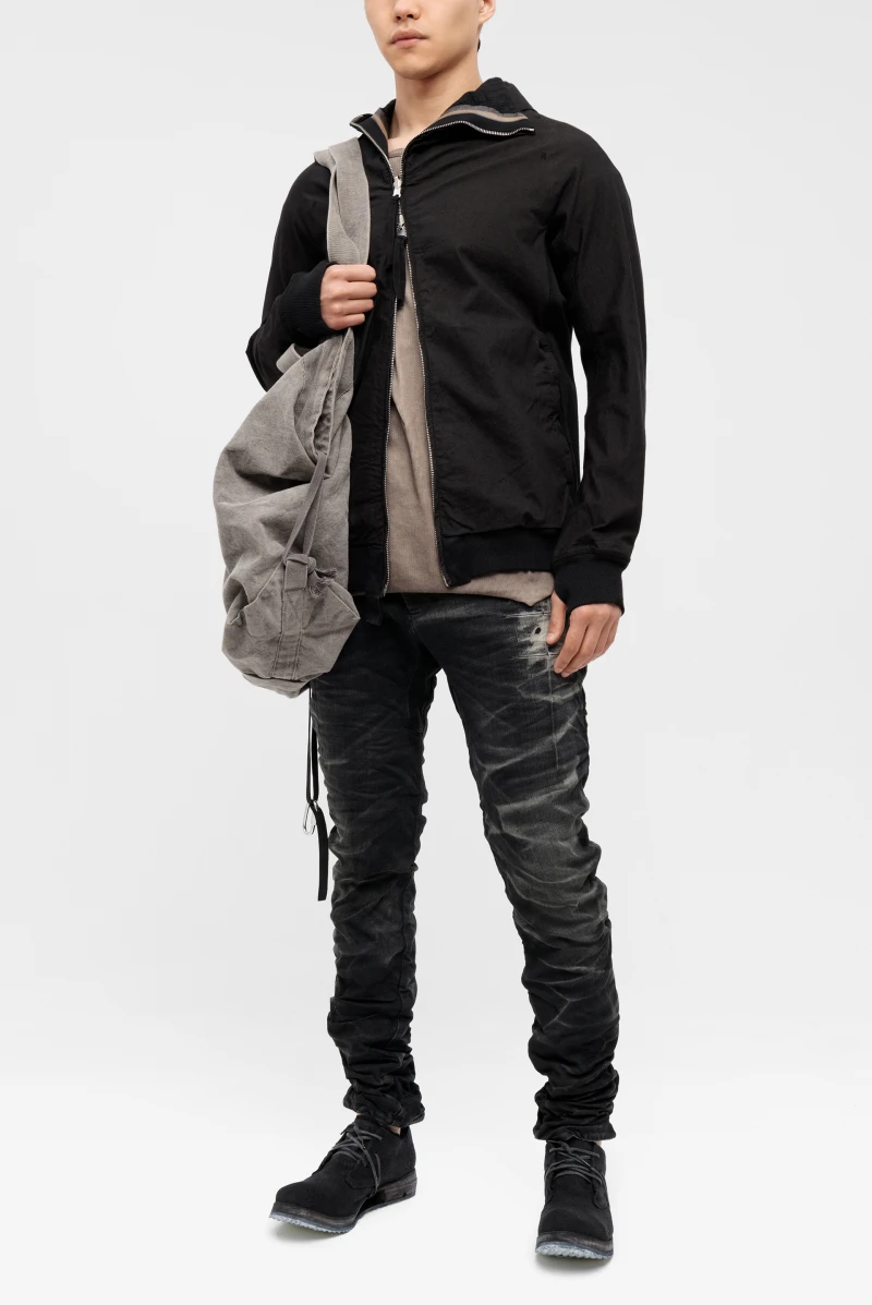 Куртка Boris Bidjan Saberi hybrid zipper 2.2 st black