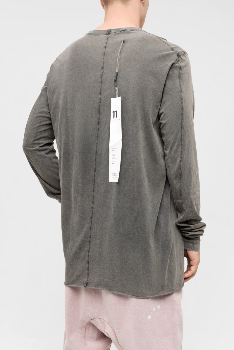 Лонгслив Boris Bidjan Saberi ls1b acid grey 9007232157