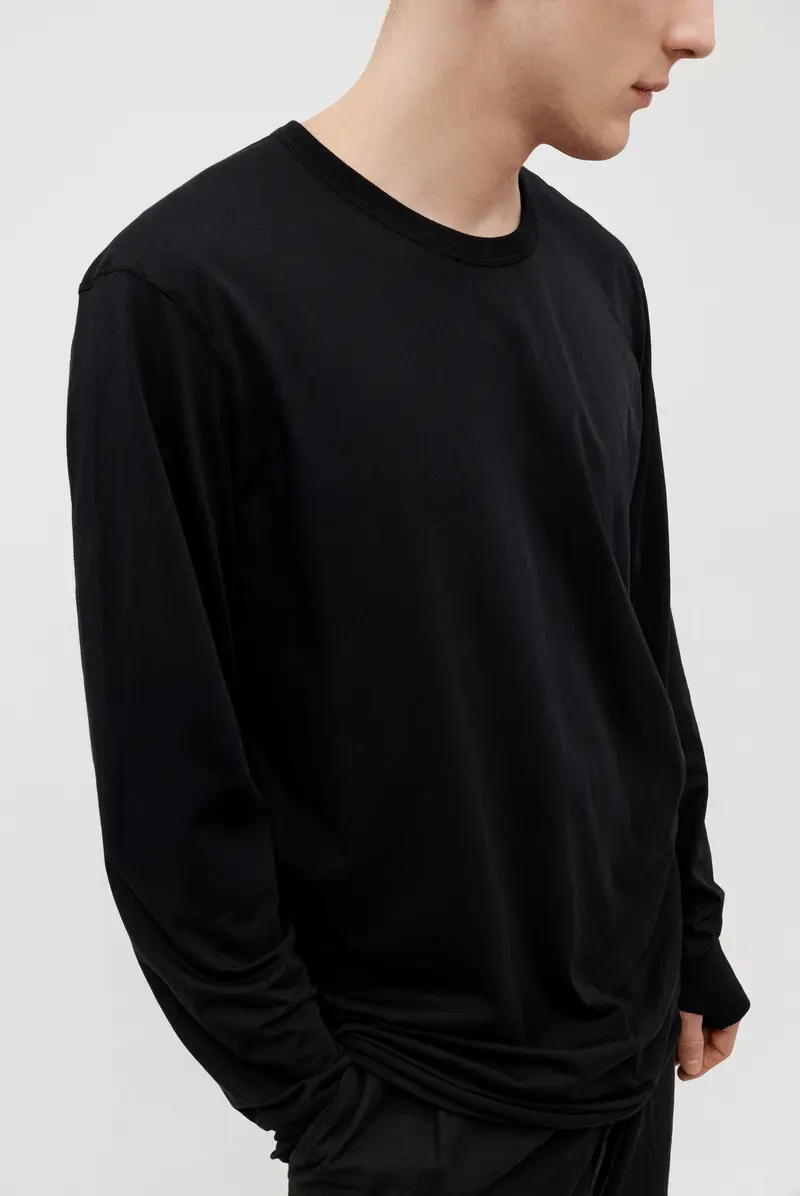 Лонгслив Boris Bidjan Saberi ls1c f1101 black 9007251014