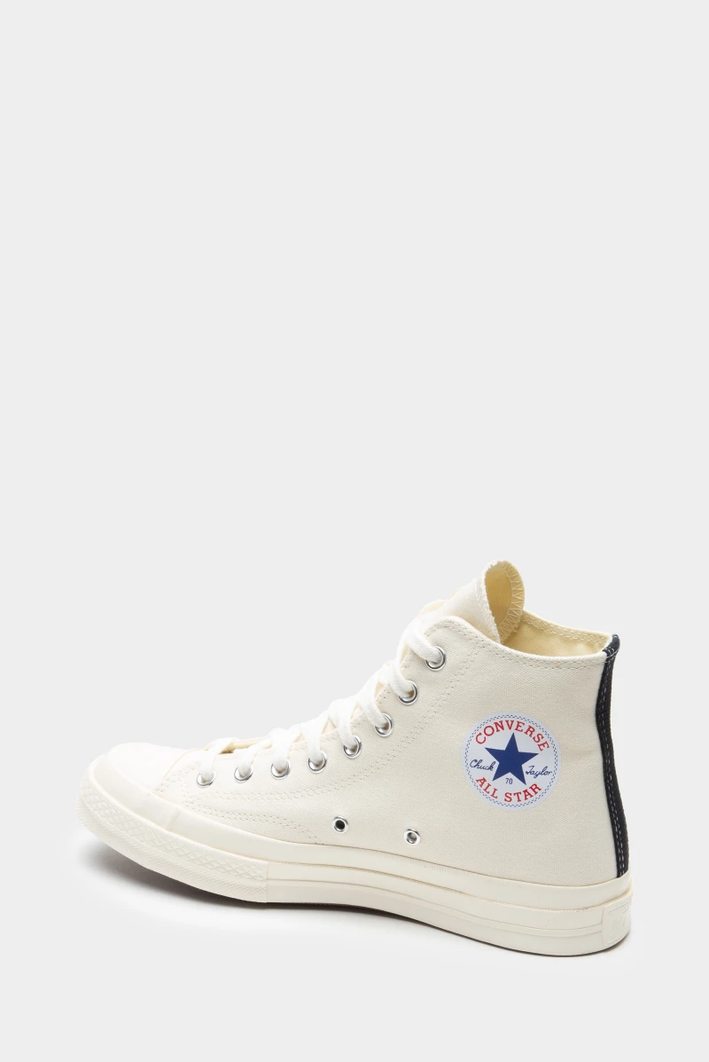 Converse comme des garcons beige top