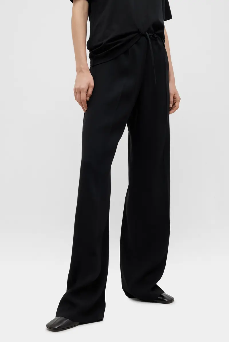 Брюки Dries Van Noten pachas 9067 w.w.pants black 9019242098