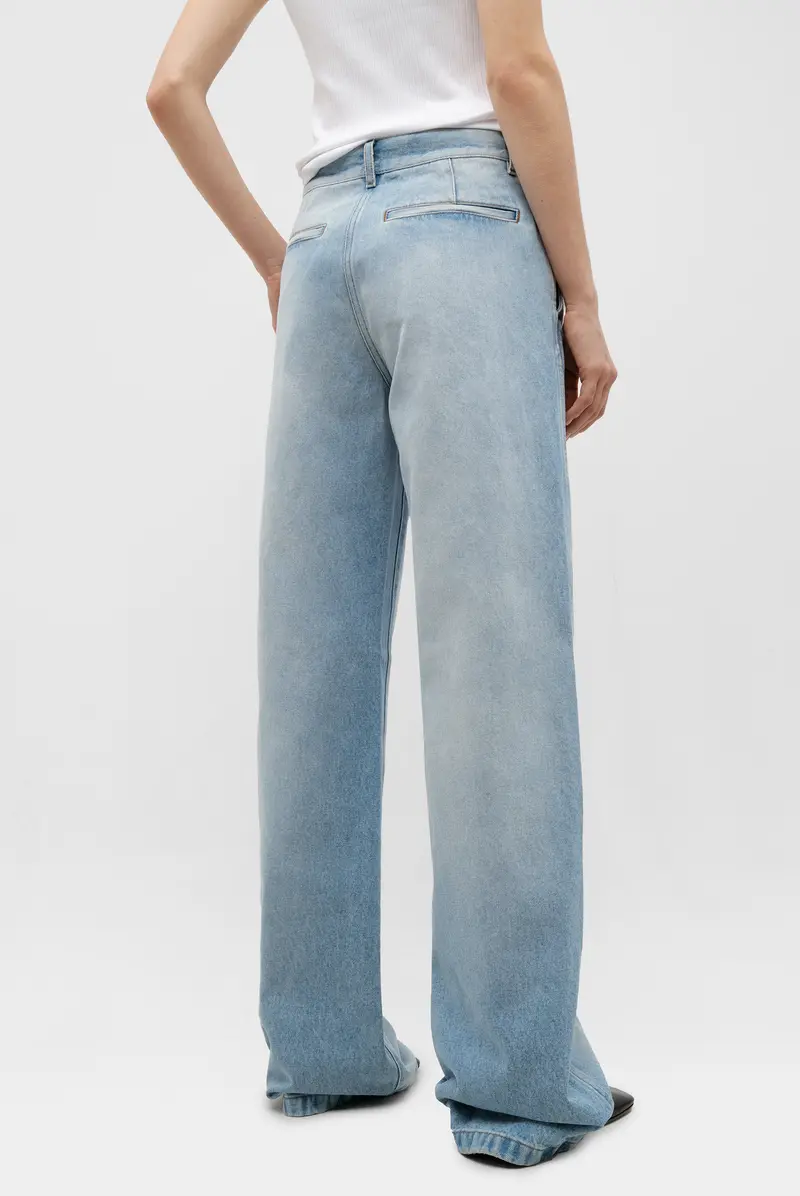 Джинсы Dries Van Noten paxy denim 9391 w.w.pants light blue