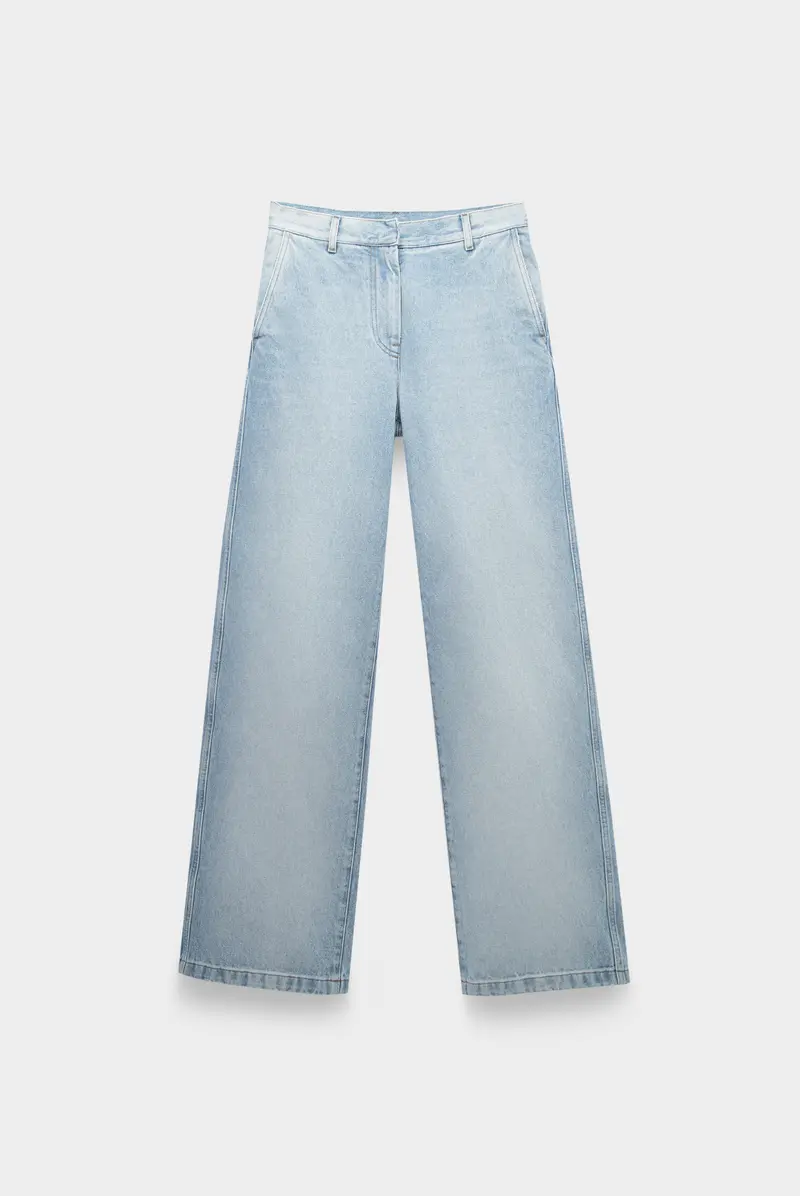 Джинсы Dries Van Noten paxy denim 9391 w.w.pants light blue