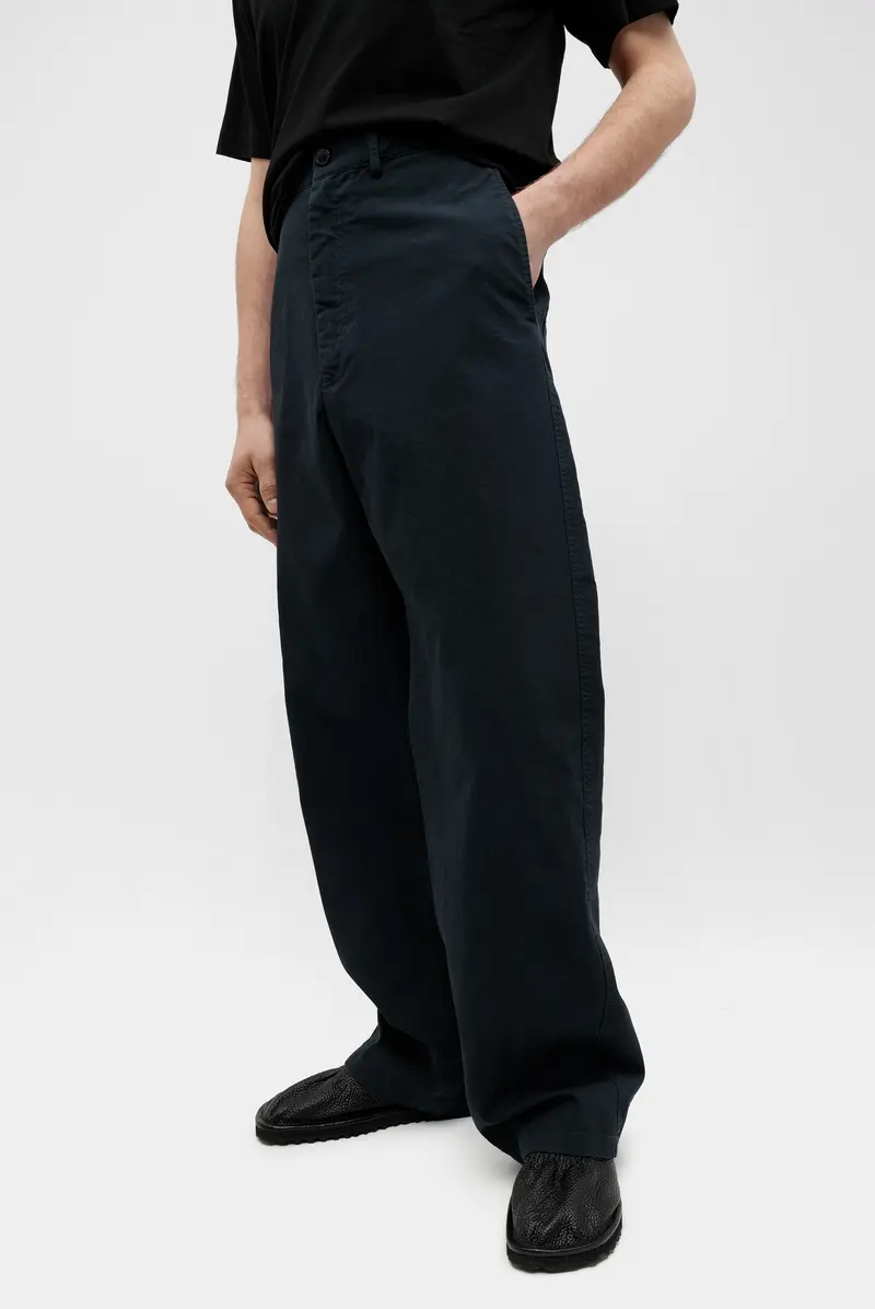 DRIES VAN NOTEN 08s- ボタニカル柄レギンス BLK/M 大人気【Dries Van Noten】ジャカードワイドレッグパンツ