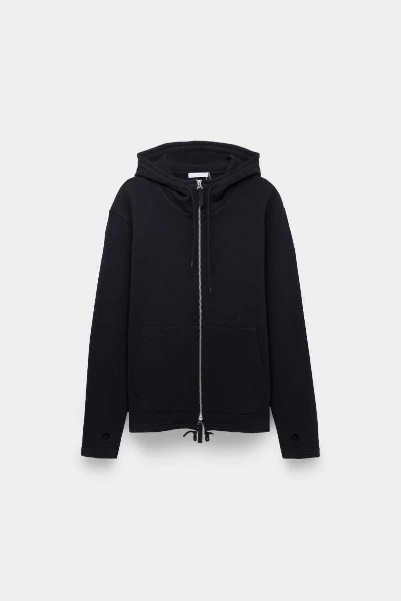 Helmut Lang zip hoodie.lt soft 1 black 9033241041 26190 Leform