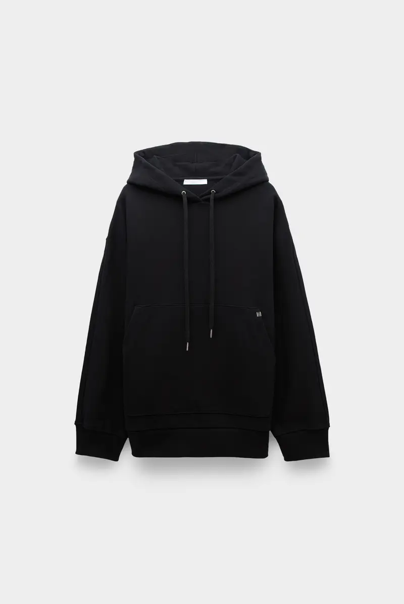HELMUT LANG fur 変形zip best hoodie Helmut Lang Mega Logo Zip