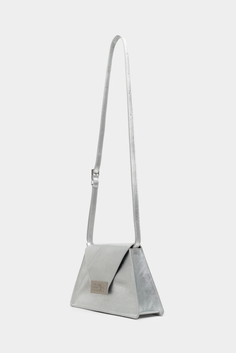 Сумка MM6 Maison Margiela numbers shoulder bag medium silver