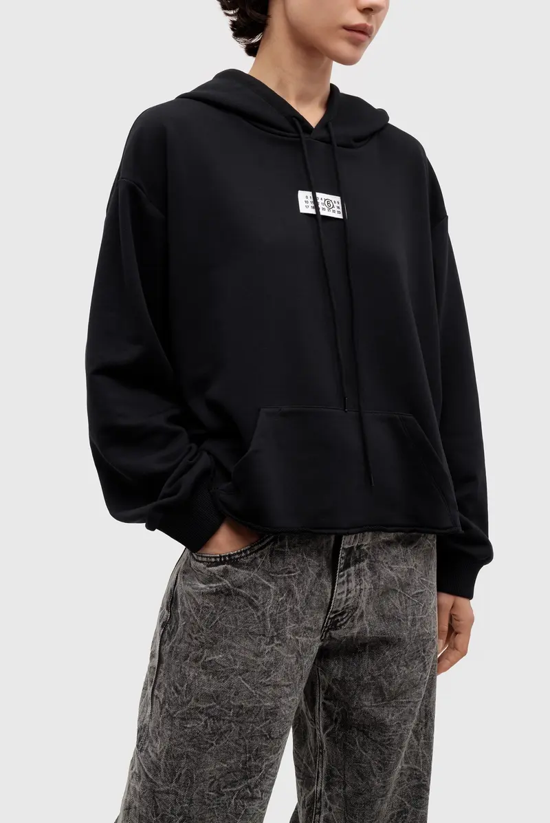 Худи MM6 Maison Margiela sweatshirt black 9050242097