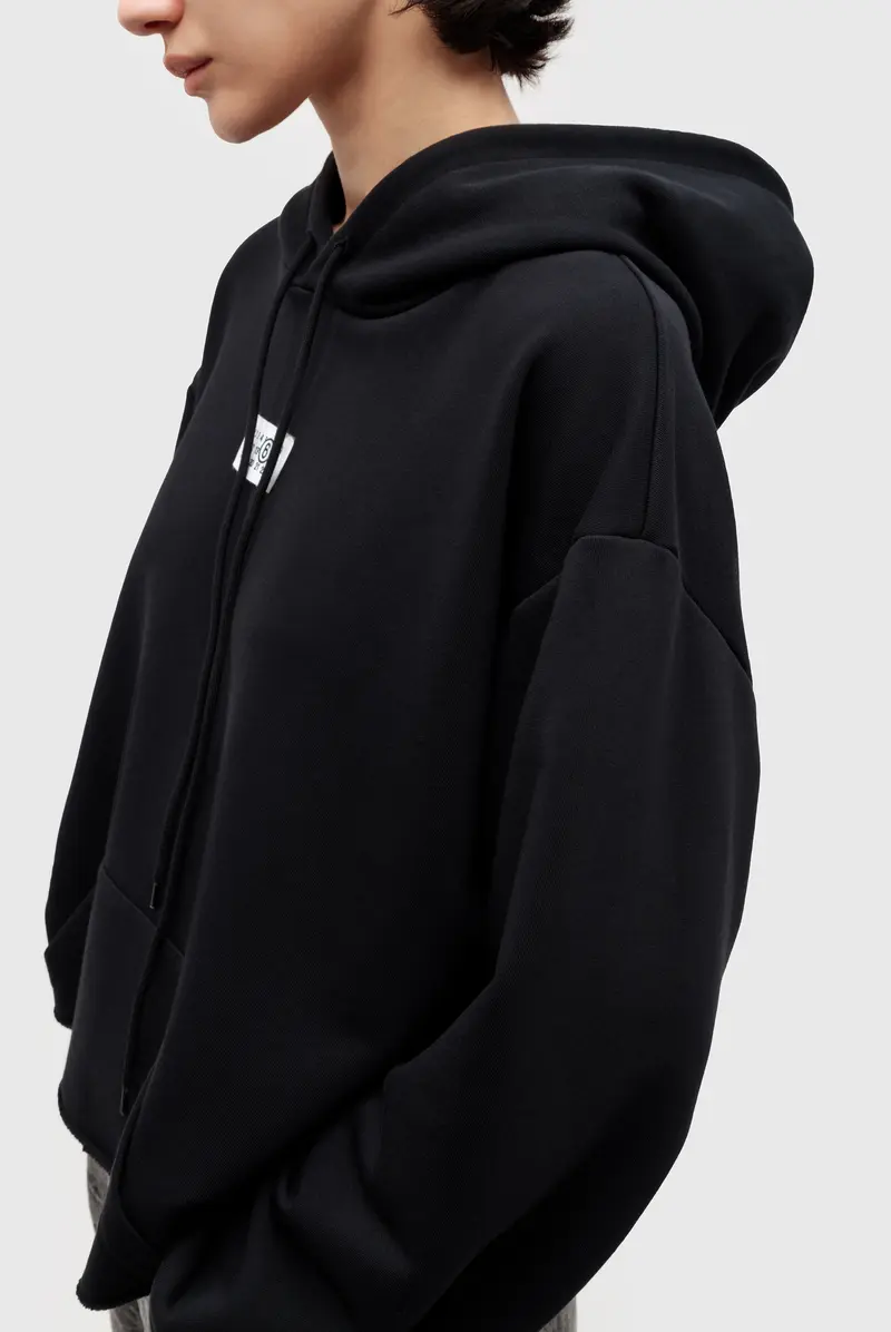 Худи MM6 Maison Margiela sweatshirt black 9050242097