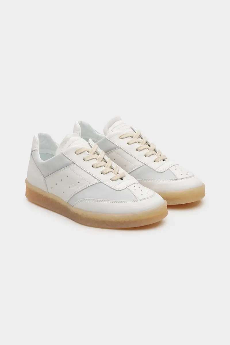 Кеды MM6 Maison Margiela sneakers gardenia/dawn blue 9050251060