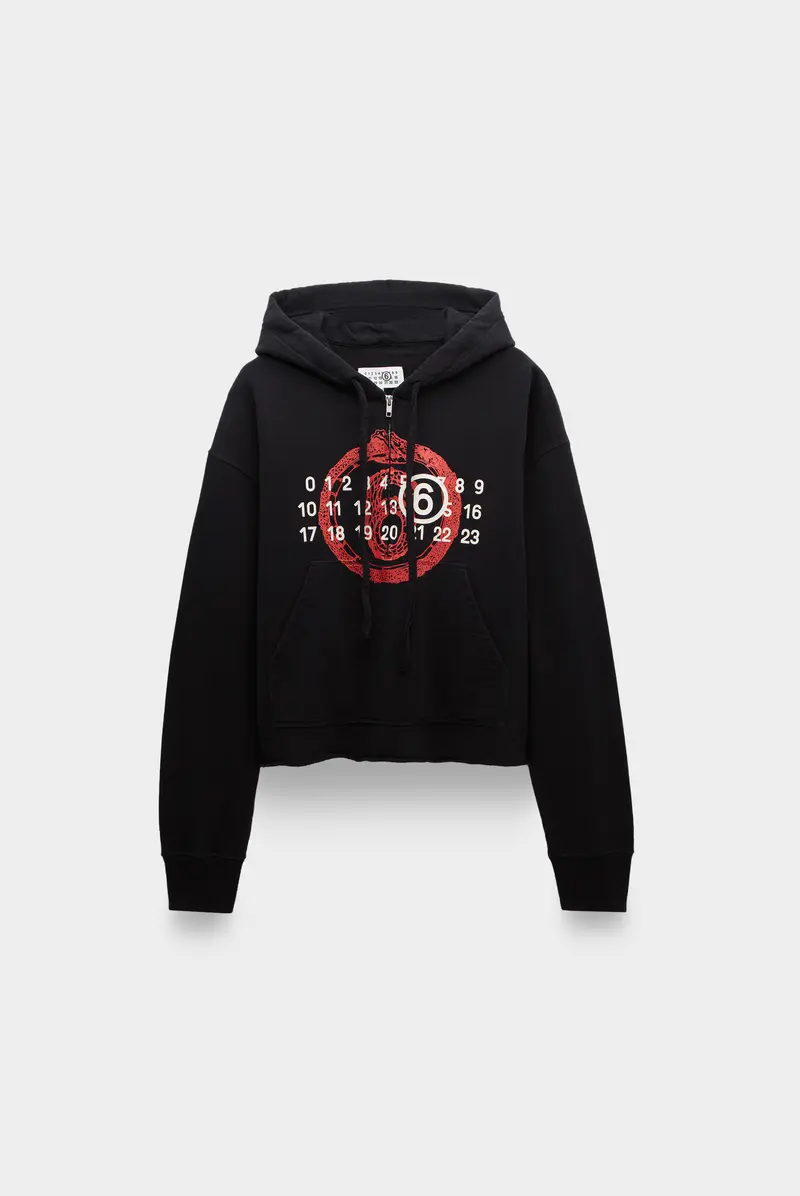 Худи MM6 Maison Margiela hoodie s62gu0136 m25014 900 black