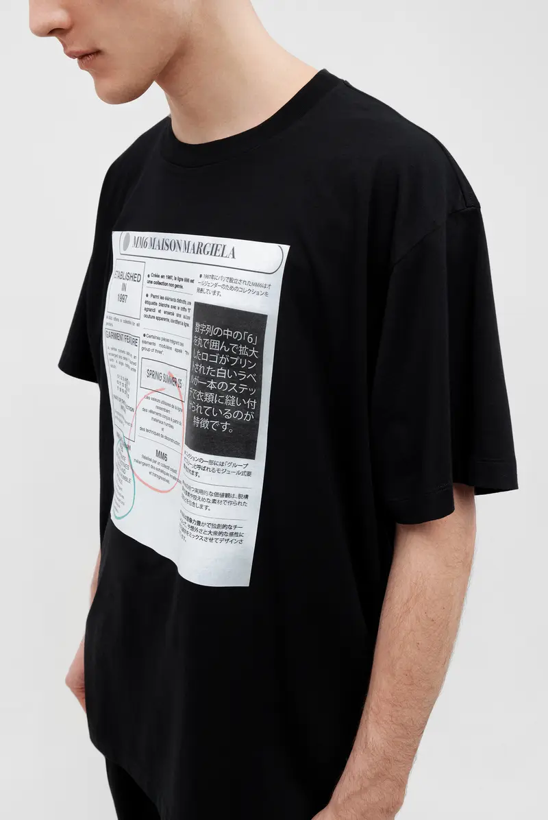 Футболка MM6 Maison Margiela t-shirt sh0gc0043 s24312 900