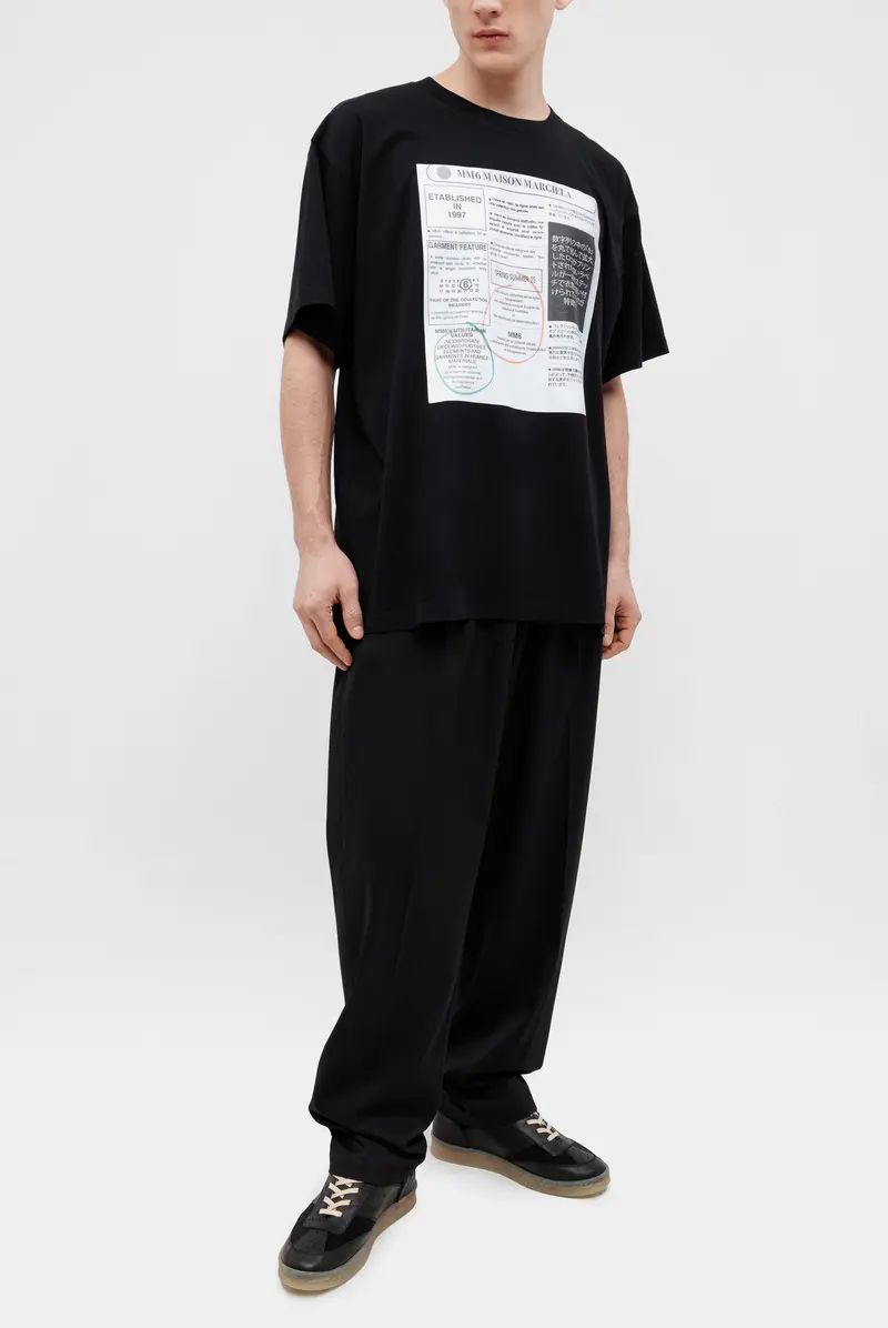 Футболка MM6 Maison Margiela t-shirt sh0gc0043 s24312 900 Футболка MM6 Maison Margiela t-shirt sh0gc0043 s24312 900