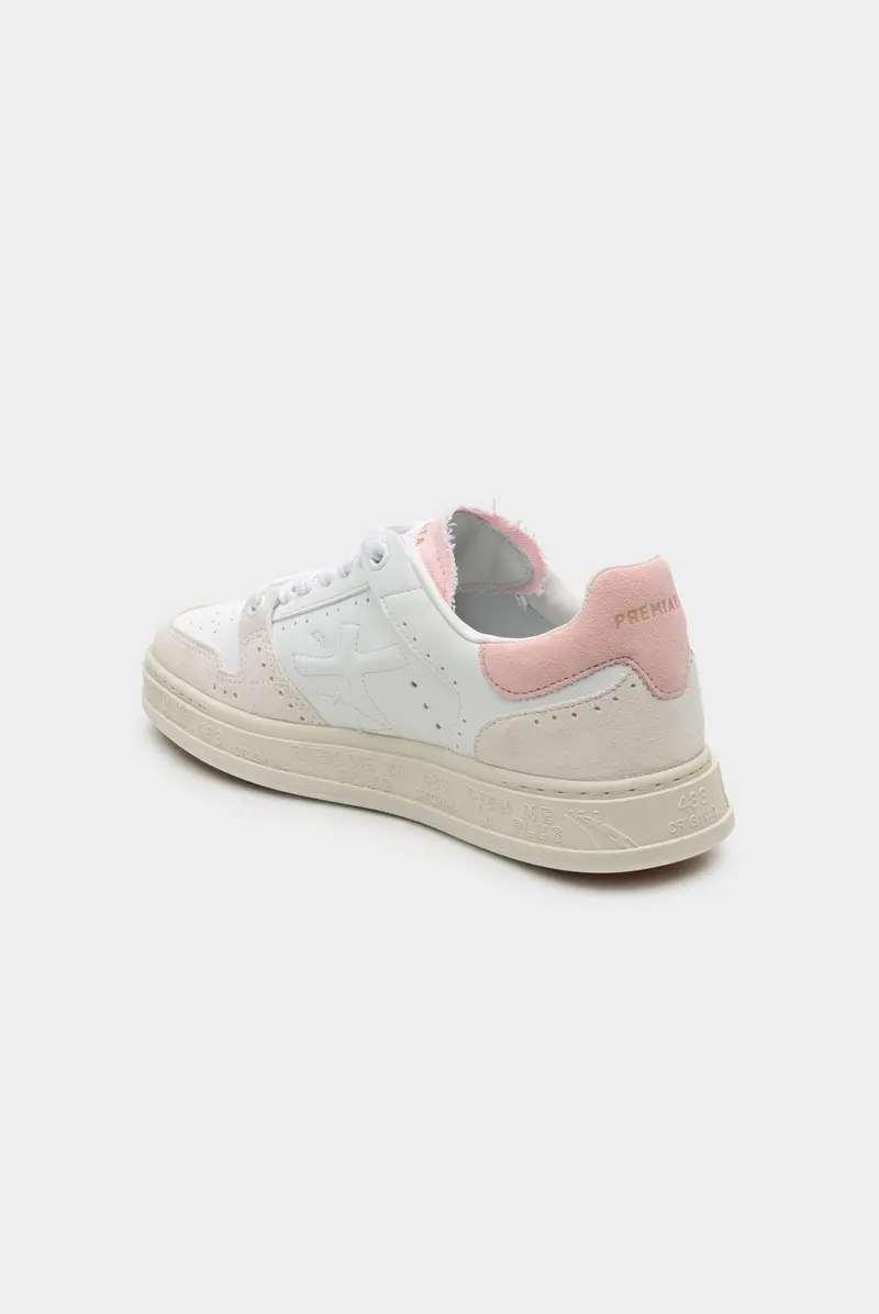 Кеды Premiata quinnd var 7419 white-light rose 9070251134