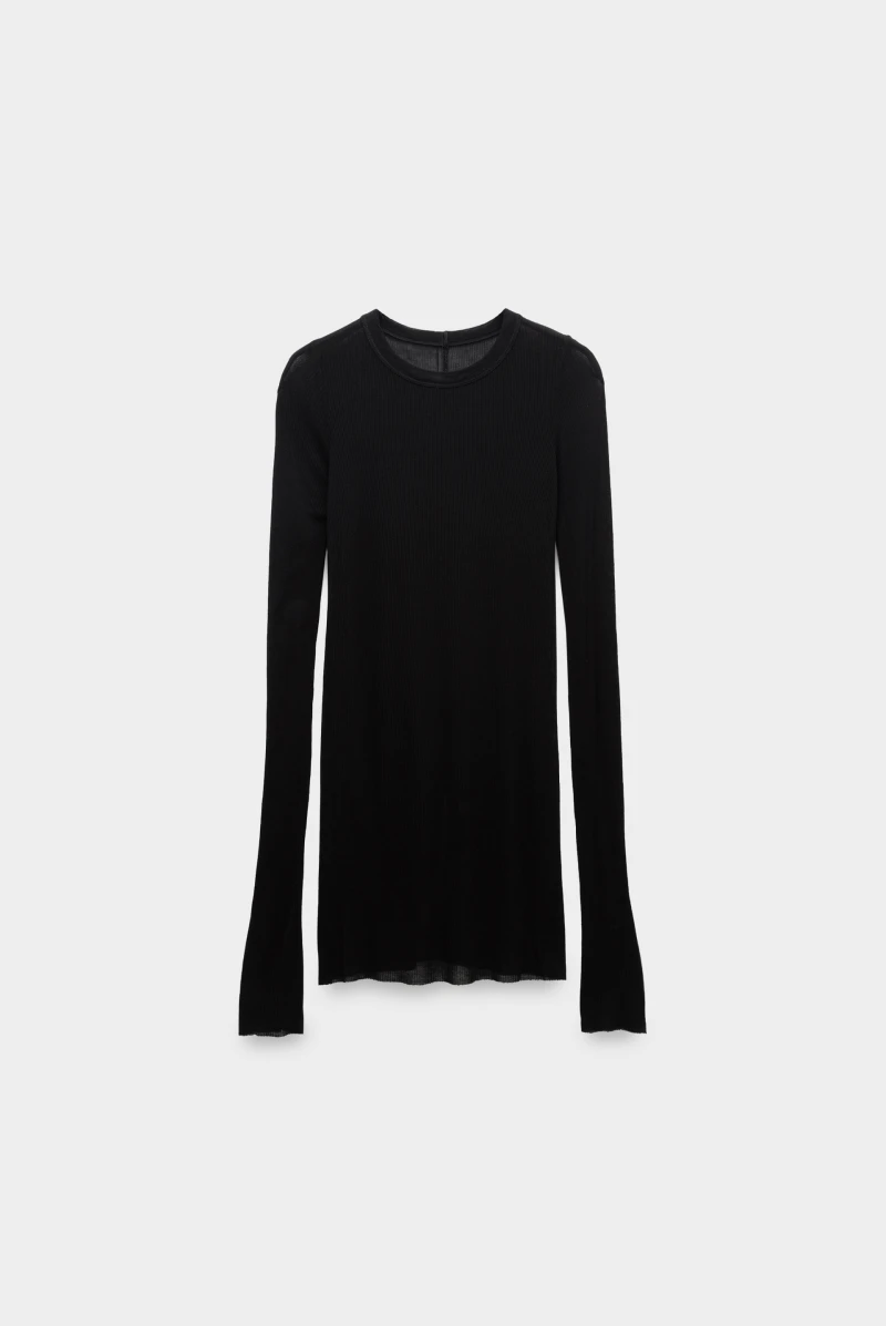 未使用品　rick owens rib ls t black sizeL 未使用品 rick owens rib ls t black size XL トップス