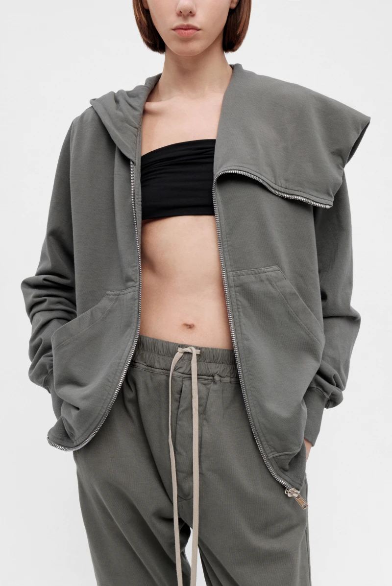 Худи Rick Owens mountain hoodie hustler blue 9073232255 - купить в
