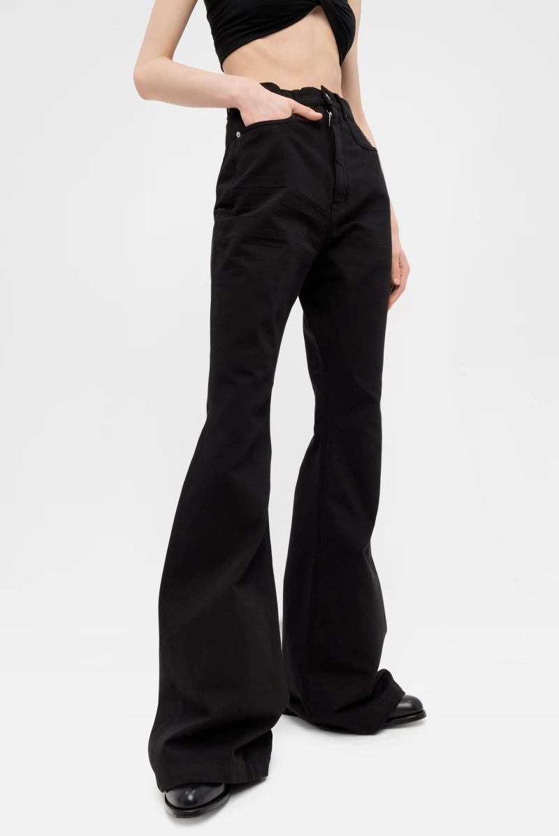Джинсы Rick Owens bolan bootcut black 9073241125 - купить в