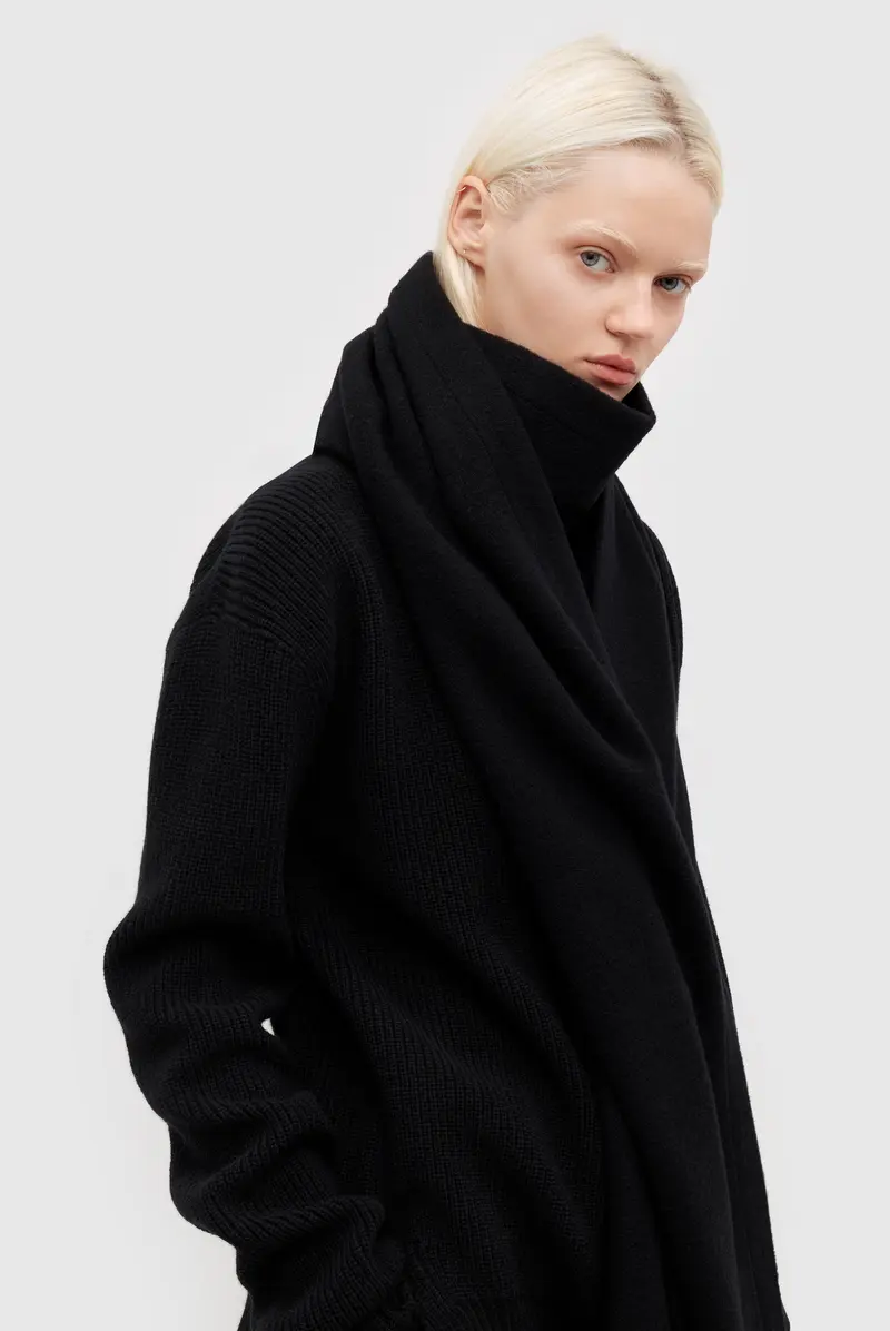 Шарф Rick Owens scarf rp02d3442 wld black 9073242141 Шарф Rick Owens scarf rp02d3442 wld black 9073242141
