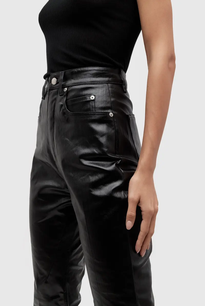 デニム・ジーパン RICK OWENS Women Denim Pants RP01E7329 SCT09 Black DRKSHDW - PANTS - Rick Owens