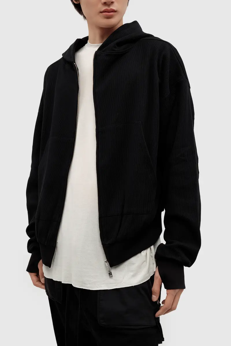 【関税込み】thom/krom ブラック M SJ 646 フーディ 3543_Image_1727688989_MSJ641_b