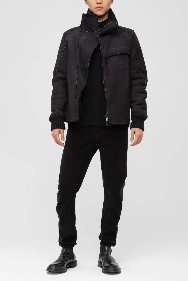 定価12万☆TRANSIT UOMO 肉厚ニットコート トランジットウオモ