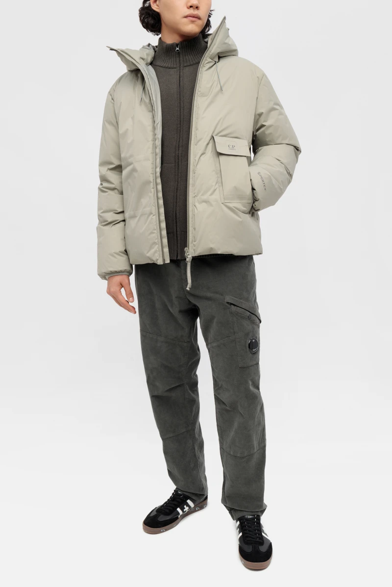 Пуховик C.P. Company metropolis series baffled hooded down