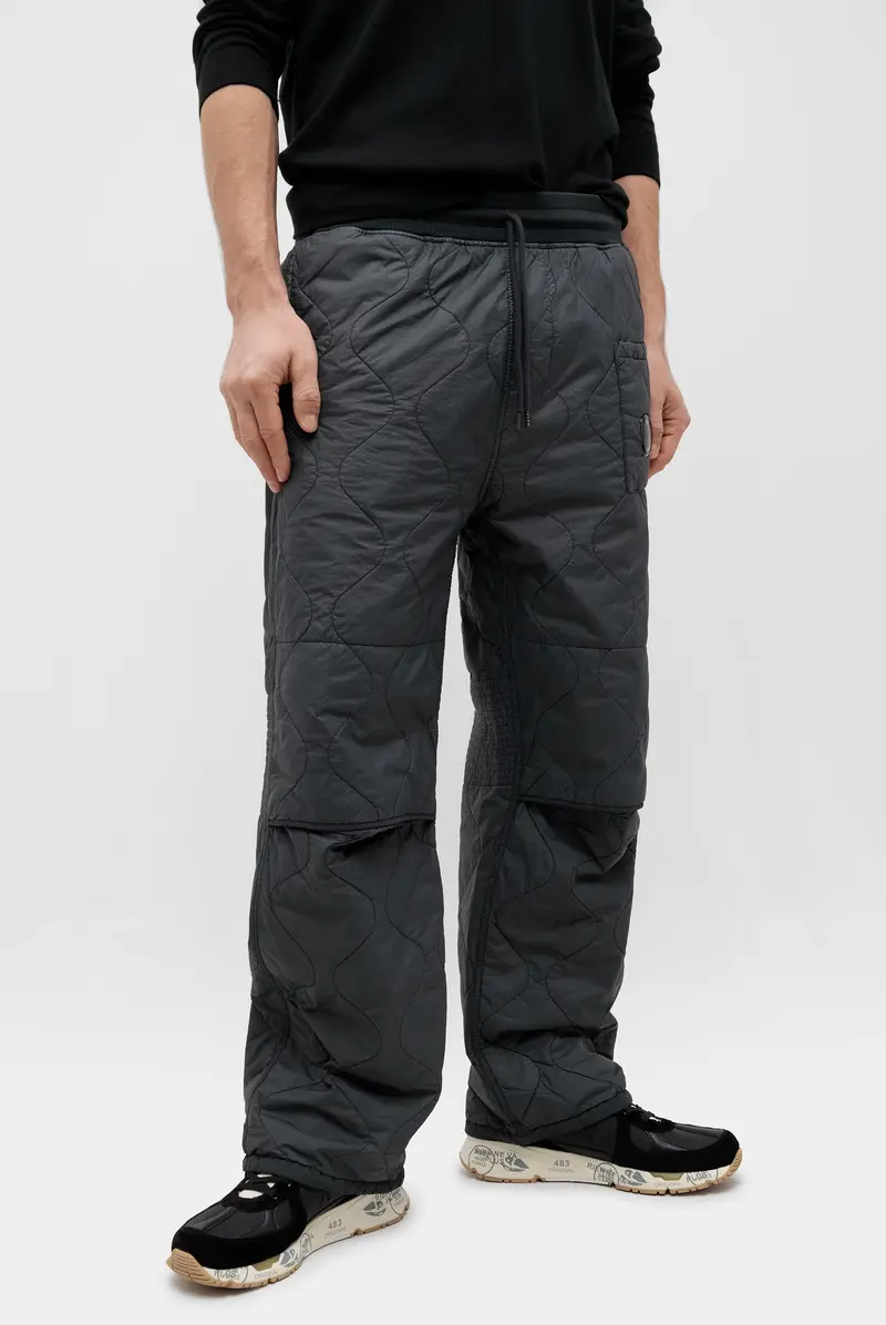 Брюки C.P. Company diagonal raised fleece mixed quilted