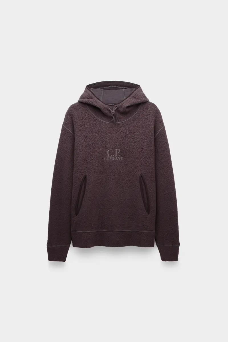 C.P. Company sweatshirts sweat hooded in wool polar fleece boulevard 9113242167 49990 Leform