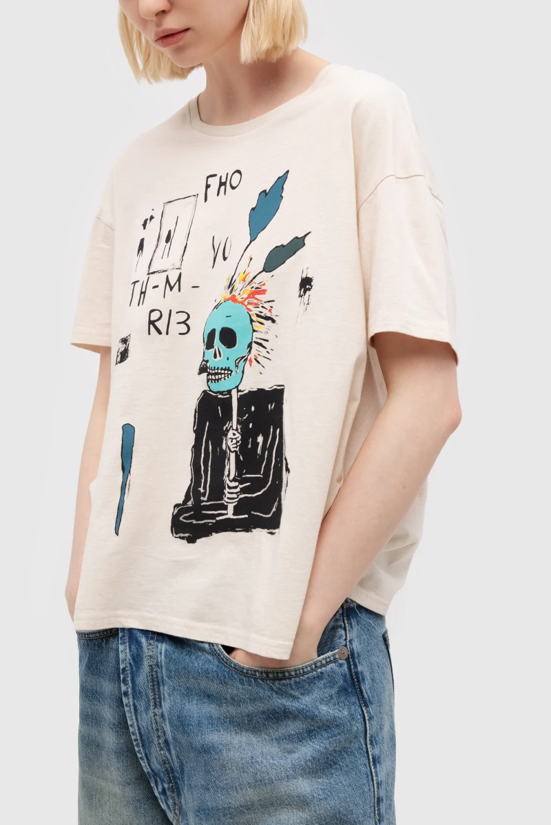 Футболка R13 punk sketch relaxed t natural 9153242048 - купить в
