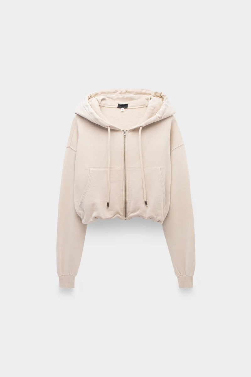 Худи R13 balloon zip-up hoodie stone 9153242053 - купить в