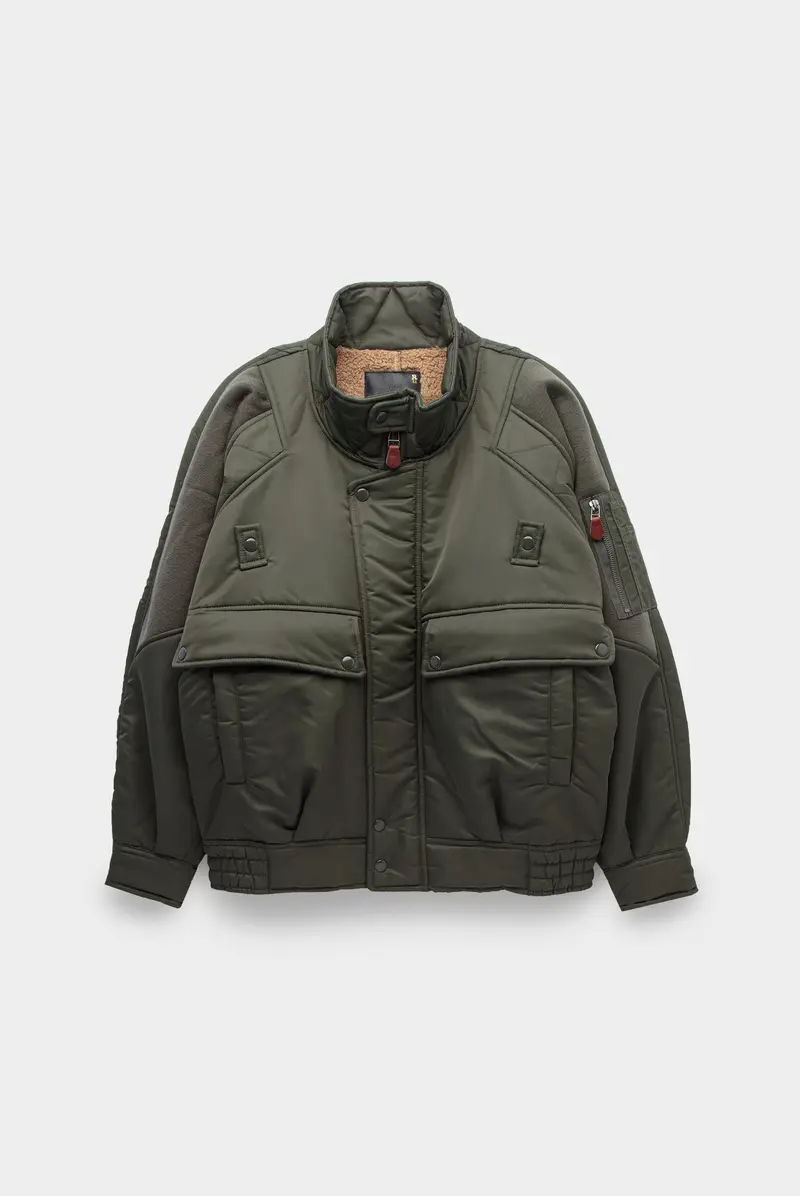 ジャケット・アウター R13 RIBBED FLIGHT BOMBER JACKET R13/アールサーティーン】RIBBED FLIGHT BOMBER ジャケット