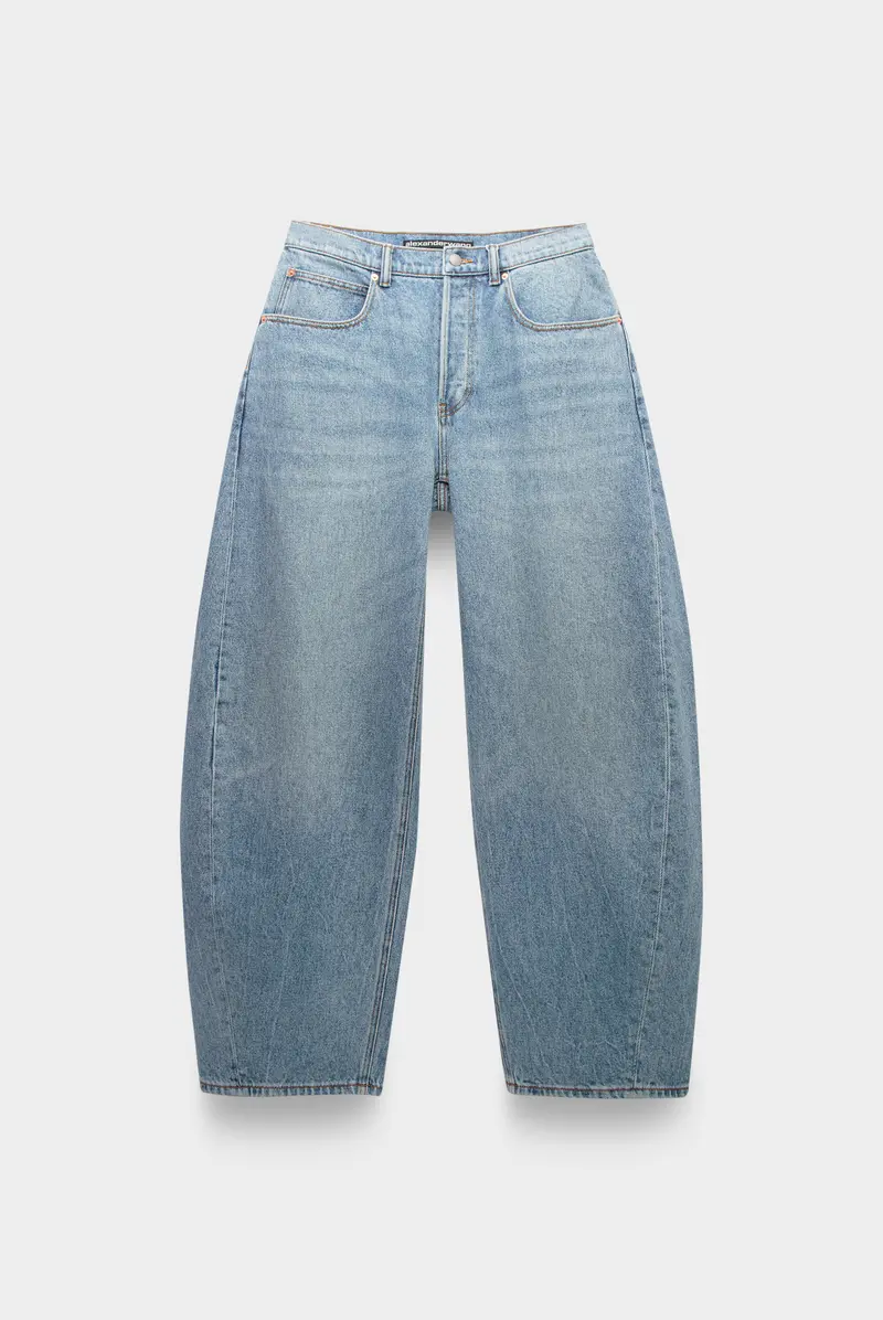 Джинсы Alexander Wang oversized rounded low rise jean