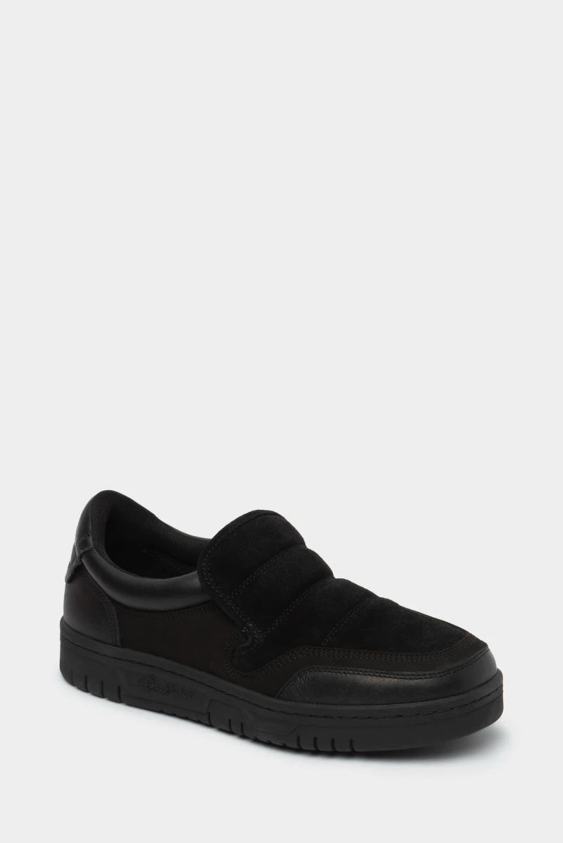 Slip on sneakers all black on sale