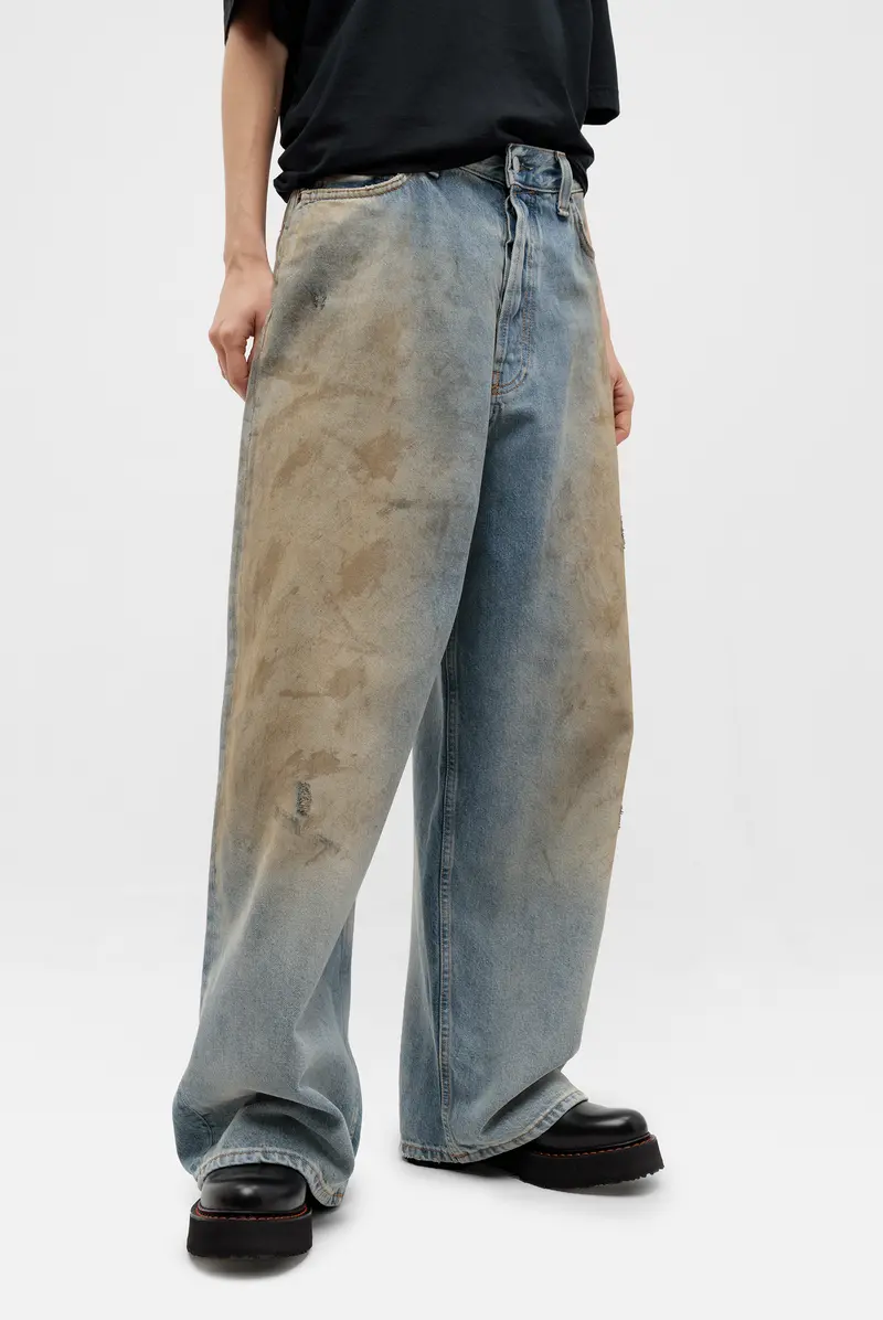 Джинсы Acne Studios fn-ux-scar000217 mid blue 9460242020 - купить в Москве за 95090 руб. - интернет-магазин Leform