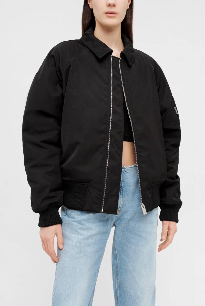 【ほぼ未使用】DEVICE COAT-DP # BLACK（3）　2024AW Balenciaga Black All Over Logo Printed Polyester Downjacket