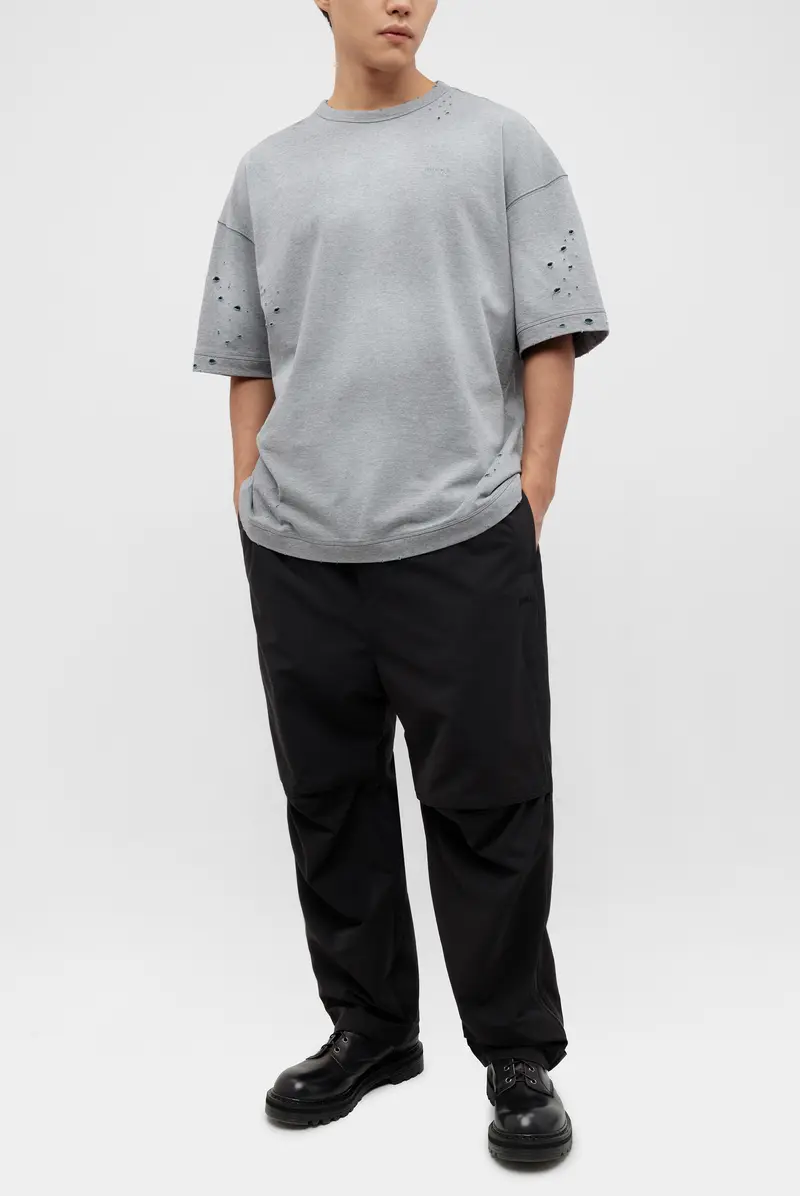 Футболка Juun.J single stitch vintage distressed t-shirts