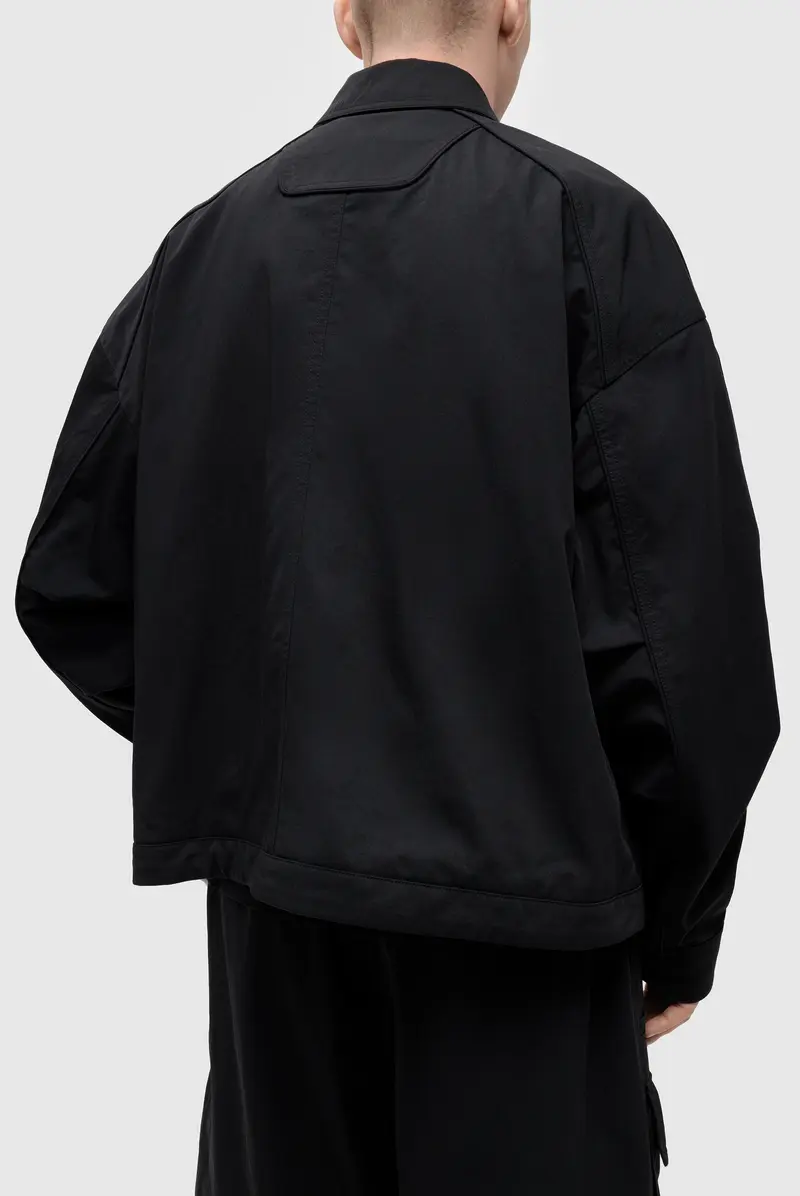 JUNJUN Куртка Juun.J out pocket design stand collar jumper black