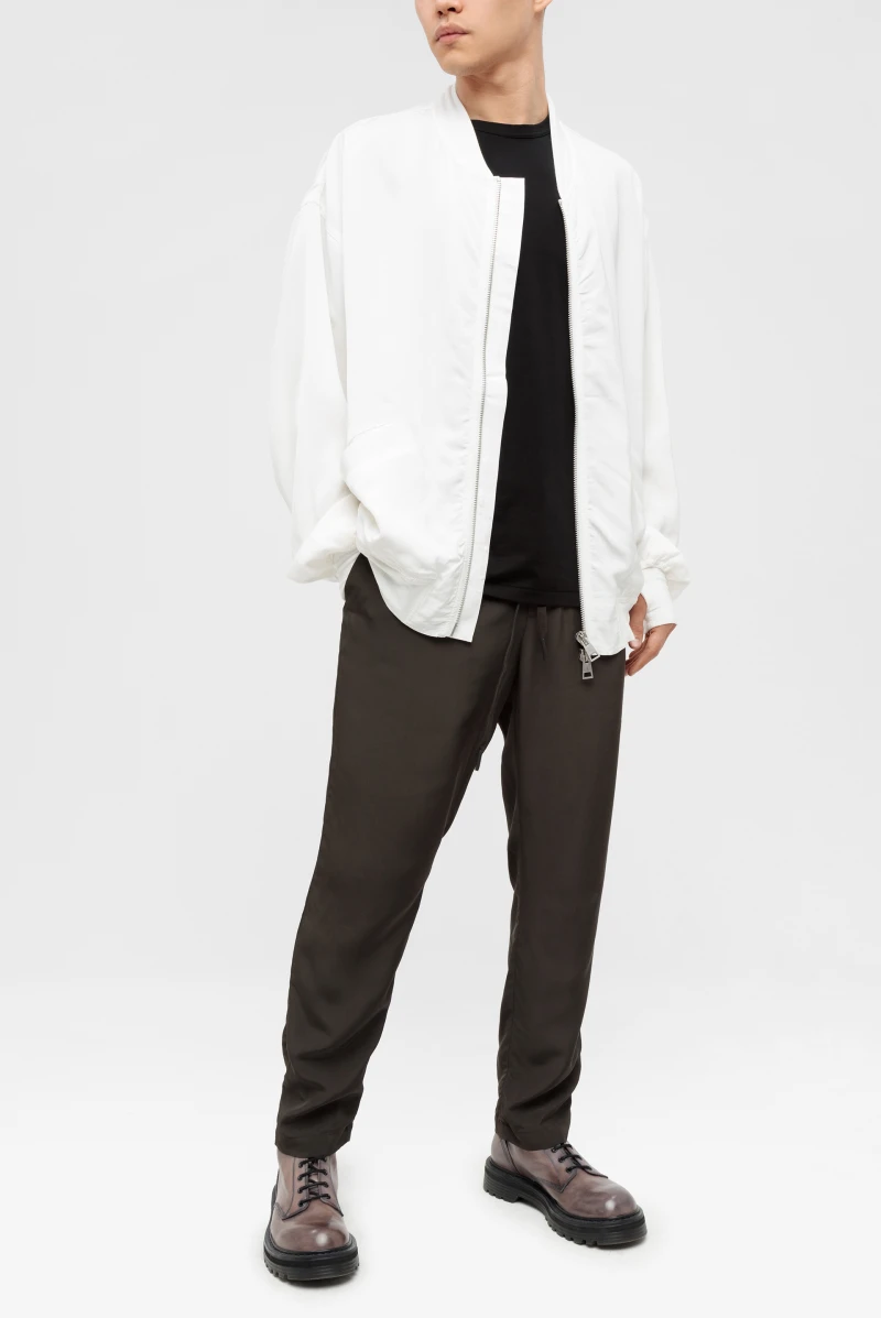 Бомбер Andrea Ya'aqov bomber jacket white 9711231080