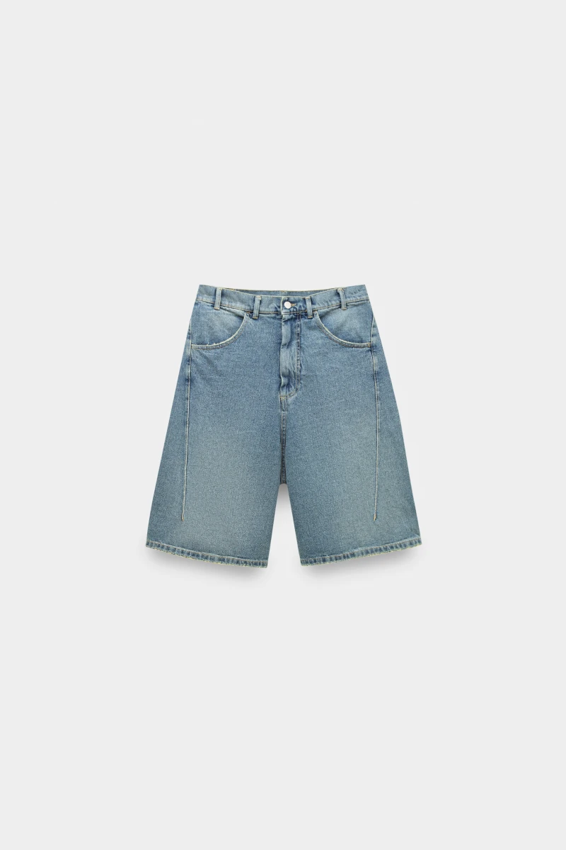 Denim shorts price on sale