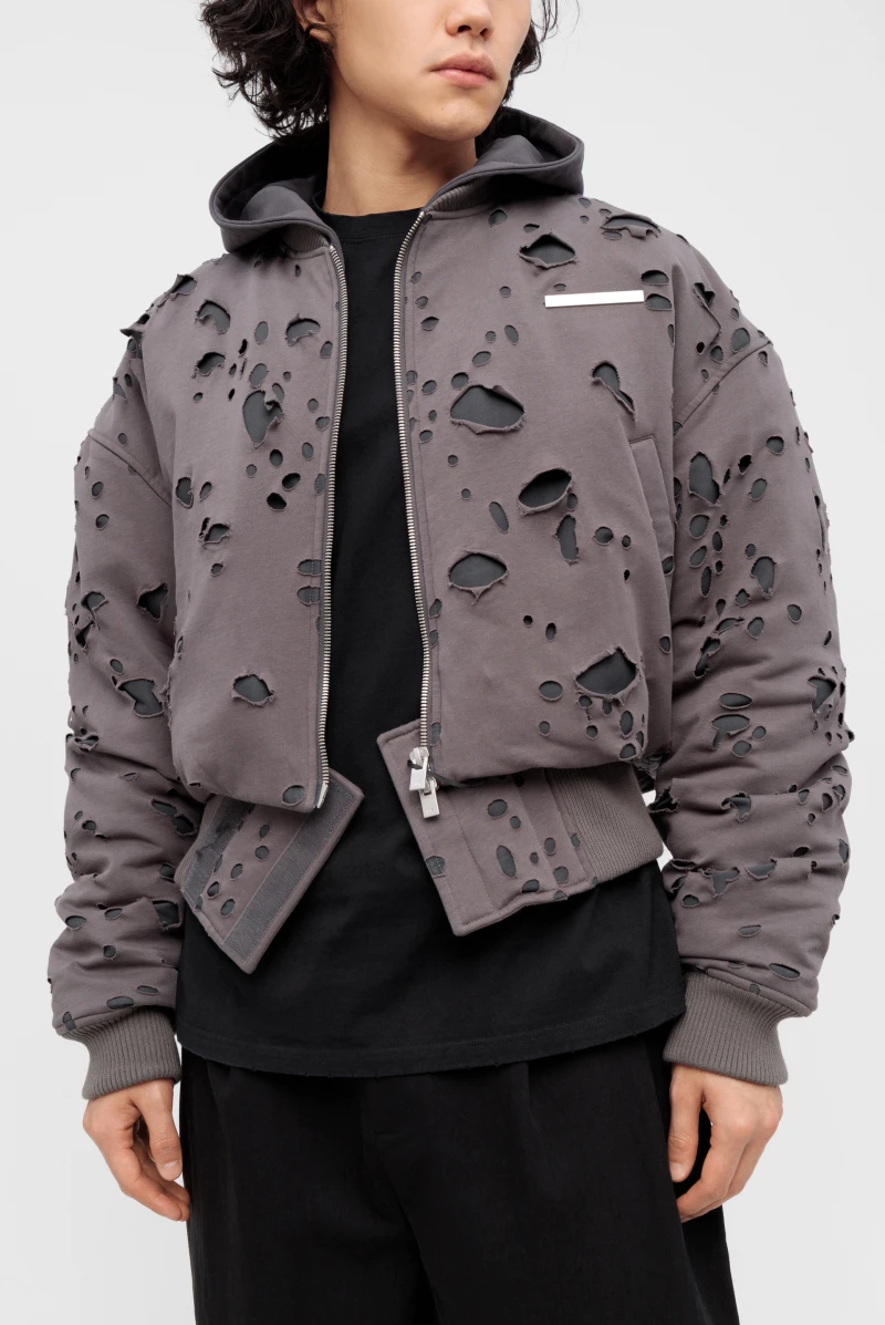 Куртка Heliot Emil pneumatic bomber jacket dark grey 9766232053