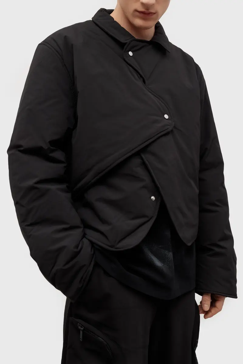Куртка Heliot Emil concordance puffed shirt black 9766251007