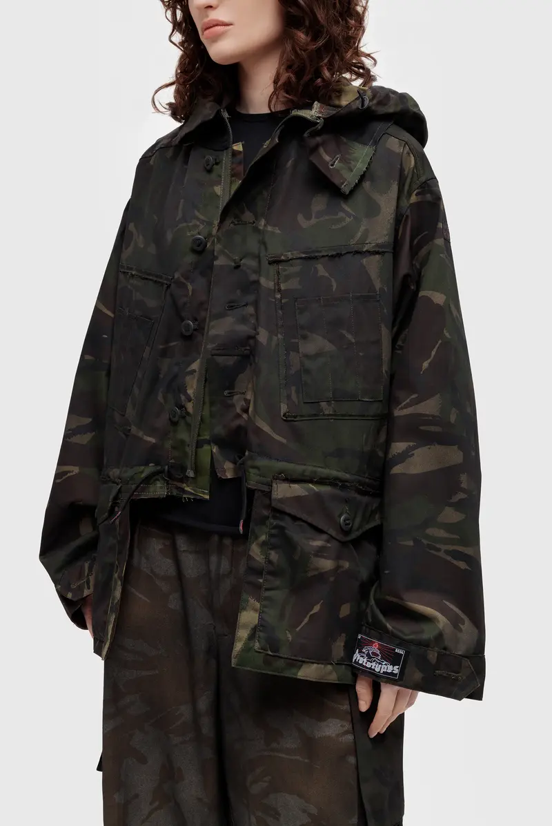 Парка Prototypes overdye parka overdyed camo 9796251053