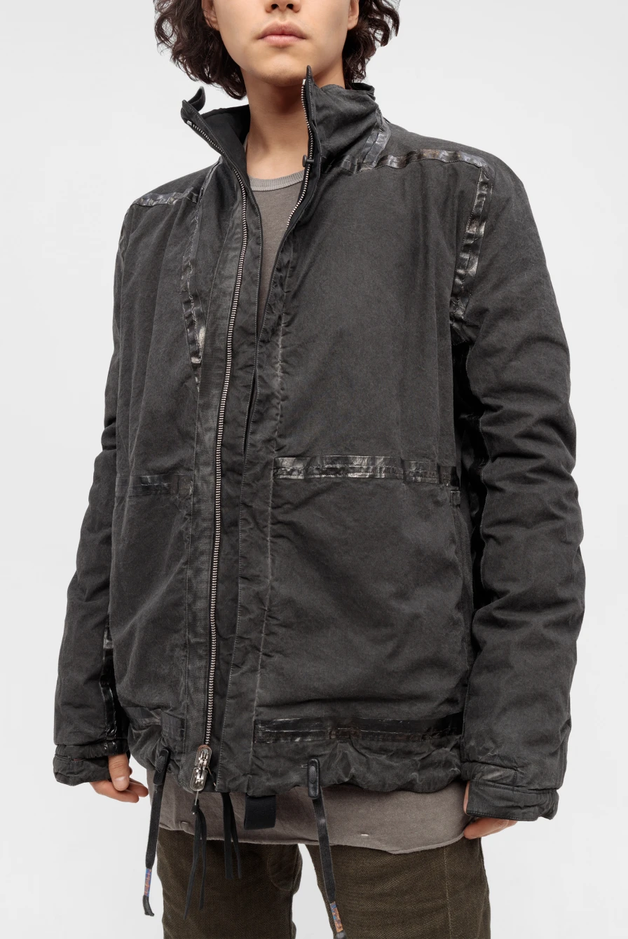 Куртка Boris Bidjan Saberi padded jacket 1. st dark grey