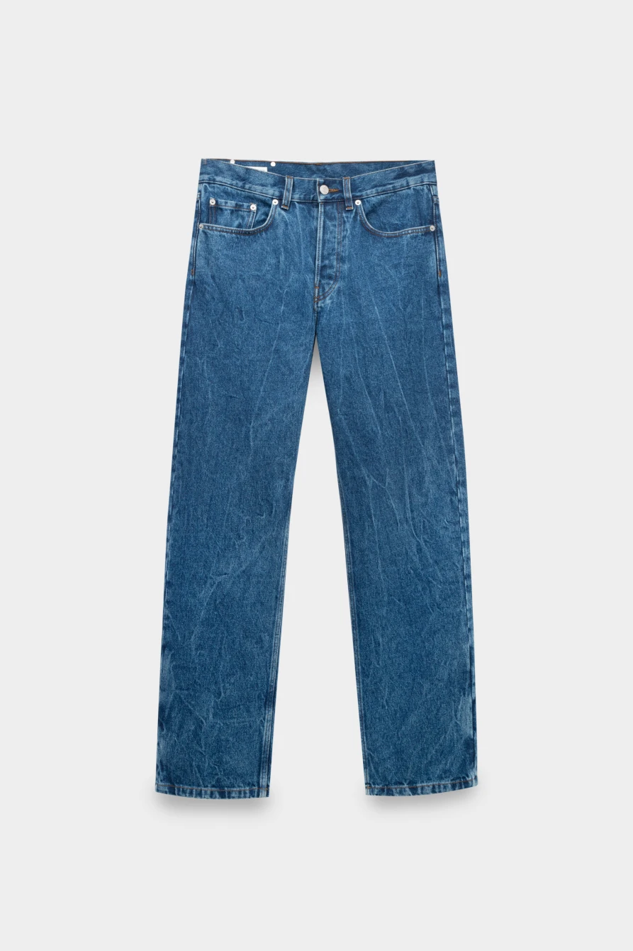 Джинсы Dries Van Noten panthero bis 6431 m.w.pants blue