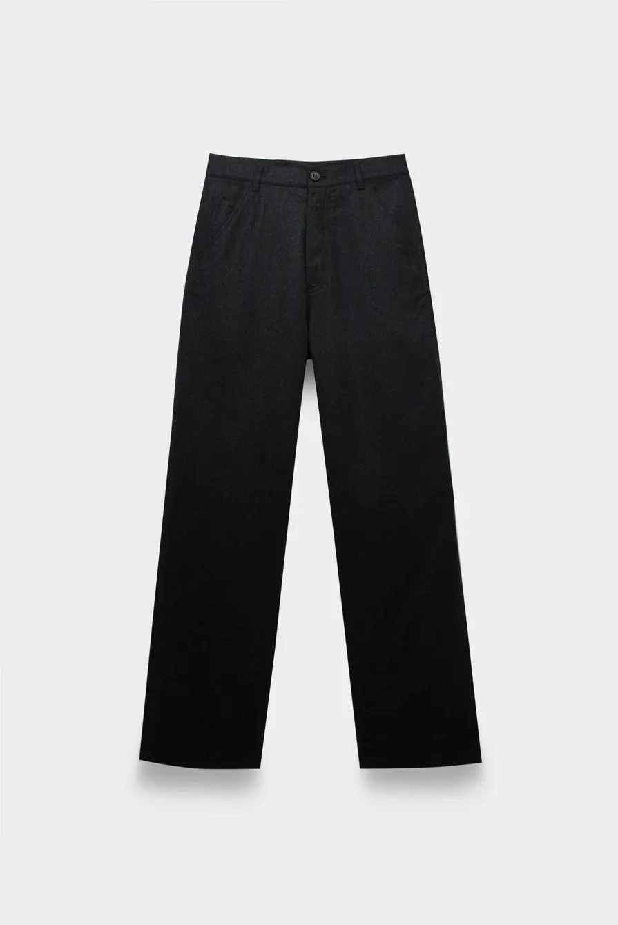 Брюки Dries Van Noten pickerby 9211 m.w.pants anthracite