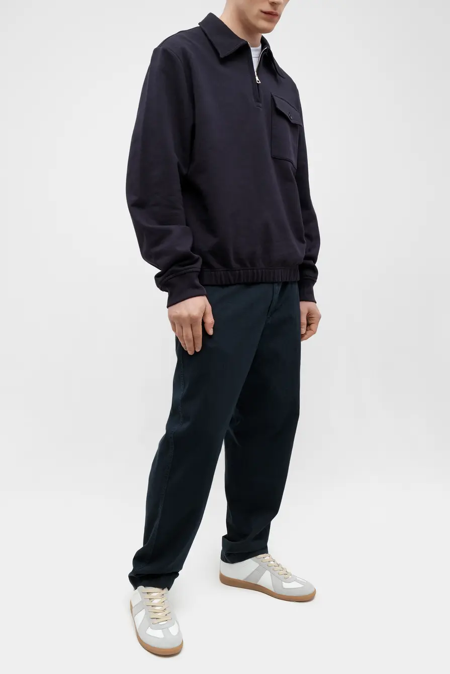 Джемпер Dries Van Noten haswell 1610 m.k.sweater navy Джемпер Dries Van Noten haswell 1610 m.k.sweater navy